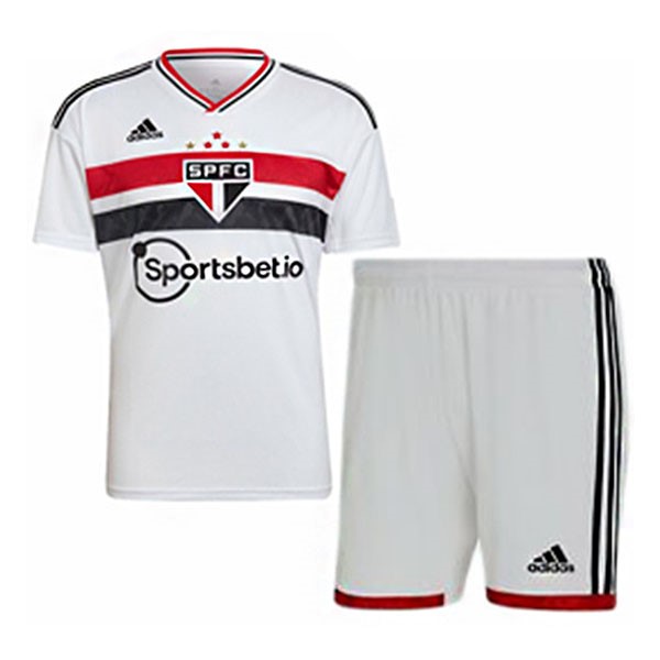 Camiseta Sao Paulo Primera Equipo Niño 2022-23